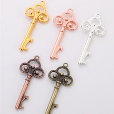 엔틱장식 열쇠모형 행운 인테리어 데코 청동 빈티지 소품 악세서리, 붉은청동