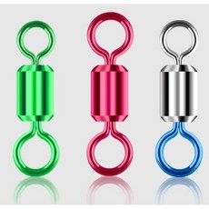 주한피싱 8자 맨도래 롤링 도래 스위벨 스냅 도래, 1세트, 15개입