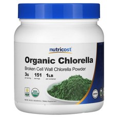 Nutricost 유기농 클로렐라 분말 454g(16oz), Nutricost유기농클로렐라분말454g16oz, 454g, 1개