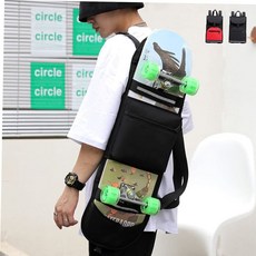 롱보드가방 스포츠 남여공용 키밍 백팩 스케이트보드 대학생가방 59000EA 1EA, 블랙