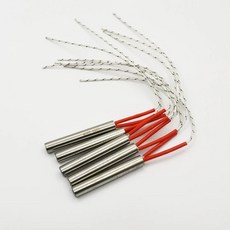 5pcs 스테인레스 스틸 220V 6mm 튜브 직경 금형 카트리지 히터 40-200mm 길이 가열 요소 사용자 정의 허용, 03 6x50mm 220V 100W