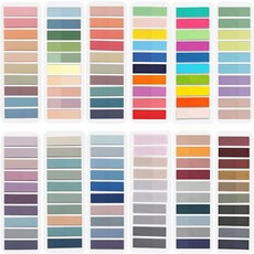 ELII 탭 800Pcs 스티키 인덱스 페이지 마커 쓰기 및 투명 노트 마커 마킹 분류 파일용 라벨 스티커 탭(800Pcs 책 탭), 2400pcs book tabs