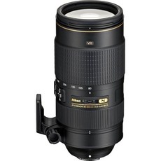 니콘 AF-S FX 니코르 80-400mm f/4.5-5.6G ED 손떨림 보정 줌 렌즈 (자동 초점 기능 포함) (니콘 DSLR 카메라용 리퍼비시 제품), Black