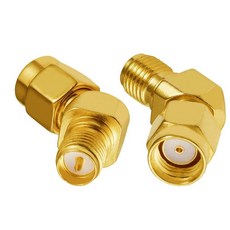 POBADY SMA to CRC9 안테나 어댑터 SMA 암 - CRC9 수 50옴 임피던스 니켈 코팅 황동 2G 3G 4G LTE 호환 2팩