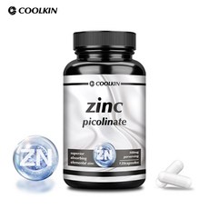 고함량 피콜리네이트 아연 100mg - 면역력 강화 및 피부 건강에 도움을 주는 생체 이용 가능한 아연., 1개, 120정