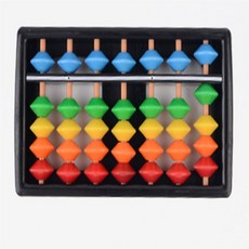 무지개 주판 13선 칼라 주산 학습용 주판, 1개