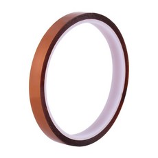 Chiffonade 고온 절연 테이프 10mm x 30m 폴리이미드 필름 접착제 PCB SMT 납땜 전자 제품 용도(10mm X 30m), Chiffonade 고온 절연 테이프 10mm x 30