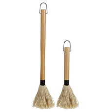 Apvok소스용두가지사이즈바베큐대걸레브러시나무긴손잡이대걸레및바베큐 그릴링 베이스팅 로스팅 요리 훈제스테이크용브러시45.7cm18인치및27.9cm11인치122051, Apvok소스용두가지사이즈바베큐대걸레브러시나무긴손잡이대