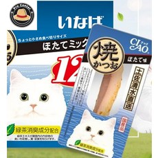 프로센터 야끼 가츠오 가리비 12P 냥이간식 고양이과자 가다랑어