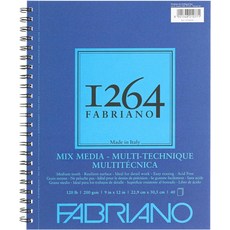 파브리아노 1264 혼합 미디어 패드 9인치 x 12인치 120파운드