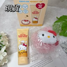 plu Honey Sugar Glow Peel Mask 蜂蜜臉部磨砂膏 Hello Kitty 聯名款, 1個, 100g