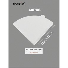 1pc 커피 필터 종이 홀더 랙 호두 나무 스탠드 보관 위에 부어, V02(40pcs)