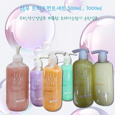 베스트상품추천!! (정품) 로더렛 샴푸 트리트먼트세트 컬러핏, 그레이스머스크1000ml+트리트먼트, 2개, 500ml