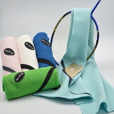 홈트 스마트폰 수납 포켓 극세사 스포츠 타올 민트, 핑크