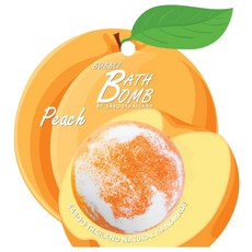 Saboo 泡泡沐浴球 PEACH 桃子, 150g, 1顆
