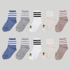 1+1 엘에이스 국산 아동양말 오리는 꽥꽥 10켤레 세트