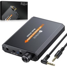 네오텍 휴대용 3.5mm 헤드폰 앰프 2단 게인 스위치 16-300옴 알루미늄 매트 표면, 3.82 x 2.36 x 0.59 inches, 3.82 x 2.36 x 0.59 inches