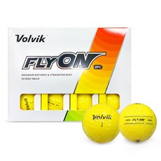 볼빅 골프공 2피스 4.27cm Flyon, 옐로우, 12개입, 1개
