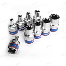 Tspeed 3/8인치 별소켓레일세트, 3/8"E별소켓레일세트(8pcs), 1개