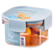 락앤락 비스프리 모듈러 플러스 밀폐용기 정사각 민트, 3개, 260ml