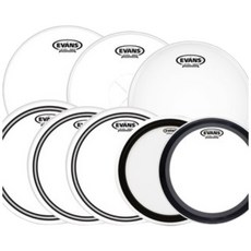 Evans Daddario 爵士鼓鼓皮, 透明, 1個