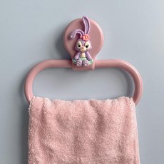 누마 캐릭터 어린이집수건걸이 유치원 귀여운 손수건 후크 거치대 욕실 행거 타월걸이 접착식 타올걸이, 1개, 스텔라루