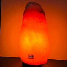鹽燈 6-10kg 天然礦石 附電線燈泡 居家擺設 溫暖氣氛, 1個, 5.1kg,搭配一般開關電線