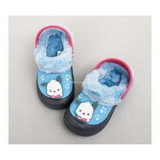 포차코 풋팅 방한 샌들 캐릭터 아동 털신 겨울슬리퍼 han+658Tb