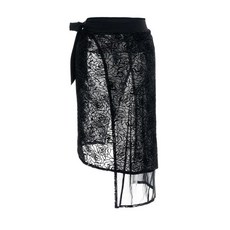 블랙꽃무늬망사랩스커트 댄스복 힙스카프 스커트 라틴 라인 스포츠 살사 댄스 치마 연습복