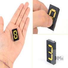 금융현황판 회전식 환율표시 번호판 소형 멀티 넘버링, 색상/사이즈, N6 - 노랑, 1개