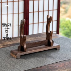 검거치대 도검걸이 칼 거치대 원목 검좌대 전시용, 1개, 대형 밀도 보드 3단 선반