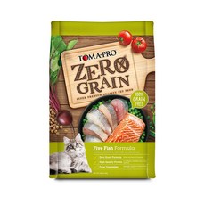 TOMA-PRO ZERO GRAIN 五種魚配方 全齡貓乾糧, 6.35kg, 1包, 鮭魚+白魚