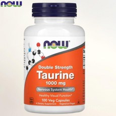 나우 2배 강도 타우린 1000mg 100캡슐 Taurine, 1개