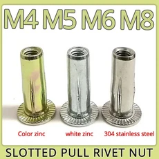 자동차 번호판 리벳 스테인리스 M8 M5 스틸 M6 M4, zinc M4(10pcs), 단일, 1세트