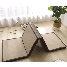 다다미 매트 대체용 전통 실내용 거실용 침실용 플랫폼, 내추럴 우드 컬러