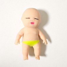 리빙릿 엽기 베이비 말랑이 촉감놀이 스퀴시 주물럭 스트레스해소, 1개, 미니베이비