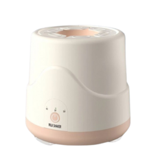 智能保溫搖奶器，恆溫調奶器，一鍵均勻搖奶，多種奶瓶適用，安全材質，外出便攜, 奶油粉, 如附圖