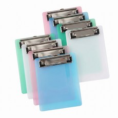 A6 미니 클립보드 4종 서류결재철 영수증철, 1개, A6 미니 클립보드 8P