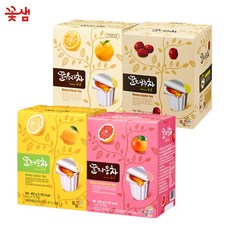 꽃샘 꿀유자차 +꿀대추 +꿀레몬 +꿀자몽 포션 (60개입), 1세트, 450g, 30g