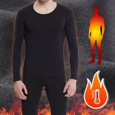 남성용 발열내의세트 슬림핏 골프내의 방한내복