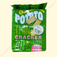 노브랜드 감자씬 크래커 샤워크림&어니언, 2개, 340g