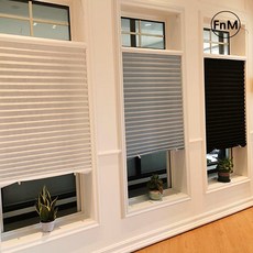 붙이는 암막 블라인드 무타공 브라인드 창문 가리개 셀프커튼