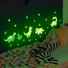 빌픽 아기방 꾸미기 천장 벽지 인테리어 포인트 야광 스티커, 쥬라기파크