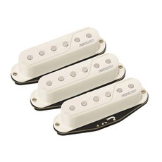 Fishman FLUENCE SINGLE WIDTH Strat 電吉他雙線圈拾音器套組 音色飽滿 輕鬆安裝 多種音色模式, 白色, 1個