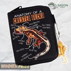 세이온 윙하우스 학생지갑 크레스티드게코 남학생 지갑 캐릭터