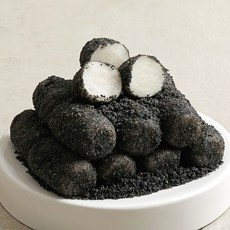 [리타방앗간] 흑임자인절미 (고물포함750g), 24개, 25g