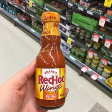 Frank's Red Hot Buffalo Wings 프랭스 버팔로윙 레드 핫 소스, 148ml, 2개