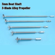 RC 보트 샤프트 세트 스테인리스 스틸 드라이브 슬리브 3 블레이드 합금 프로펠러 커플링-A/카르단 조인트-, 21 L15cm-A 3x5mm
