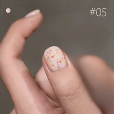 나인엘 10ML 해칭데이 젤 네일 폴리쉬 | 2026년 신작 베스트셀러 치즈 & 아이스크림 글리터 다용도 필수템, 06 93Apokeri05