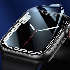 우먼스9999 애플워치9 필름 액정 보호 애플워치10 8 7 SE 2 호환, 46mm, 1개